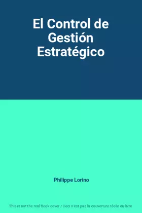 Couverture du produit · El Control de Gestión Estratégico