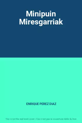 Couverture du produit · Minipuin Miresgarriak