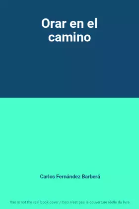 Couverture du produit · Orar en el camino