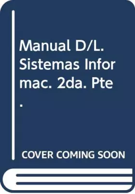 Couverture du produit · MANUAL SISTEMAS INFORMACION T.2