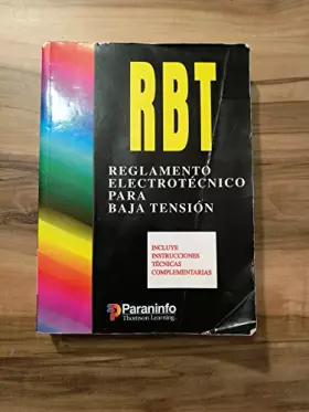 Couverture du produit · RBT.REGLAMENTO ELECTROTECNICO PARA BAJA TENSION