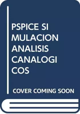 Couverture du produit · PSPICE SIMULACION ANALISIS C.ANALOGICOS