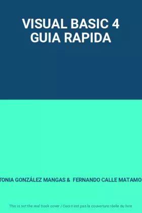Couverture du produit · VISUAL BASIC 4 GUIA RAPIDA