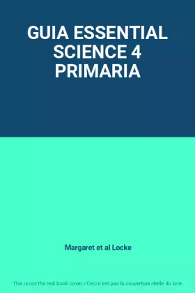 Couverture du produit · GUIA ESSENTIAL SCIENCE 4 PRIMARIA