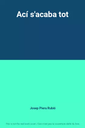 Couverture du produit · Ací s'acaba tot