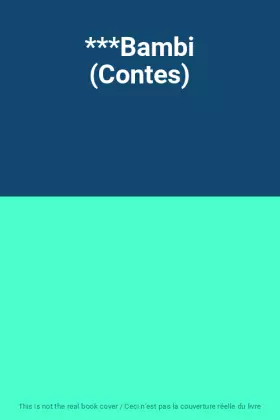Couverture du produit · ***Bambi (Contes)