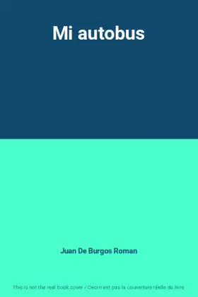 Couverture du produit · Mi autobus