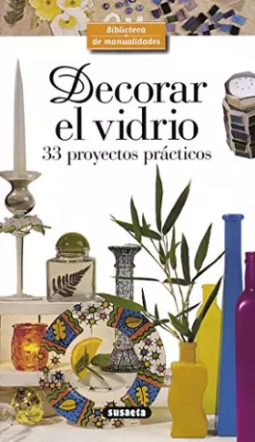 Couverture du produit · Decorar el vidrio