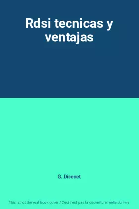 Couverture du produit · Rdsi tecnicas y ventajas