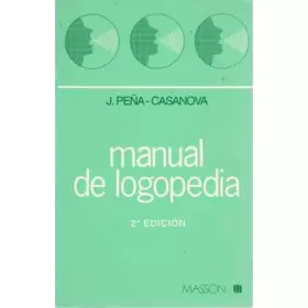 Couverture du produit · Manual de logopedia