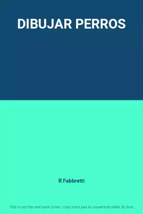 Couverture du produit · DIBUJAR PERROS