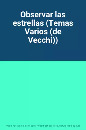 Couverture du produit · Observar las estrellas (Temas Varios (de Vecchi))