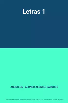 Couverture du produit · Letras 1