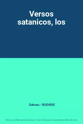Couverture du produit · Versos satanicos, los