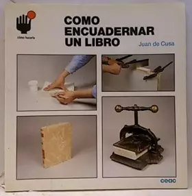 Couverture du produit · Como encuadernar un libro