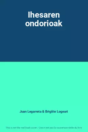 Couverture du produit · Ihesaren ondorioak