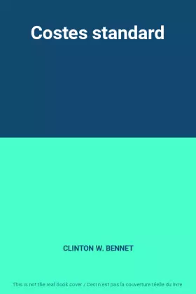 Couverture du produit · Costes standard