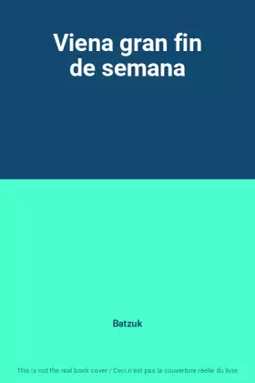 Couverture du produit · Viena gran fin de semana