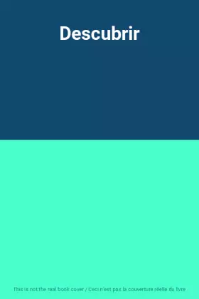 Couverture du produit · Descubrir