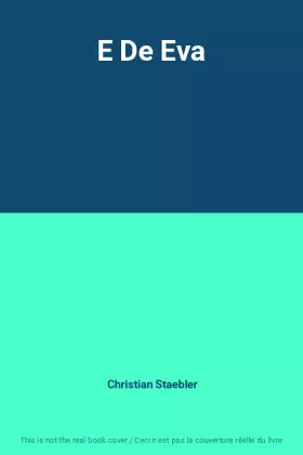 Couverture du produit · E De Eva