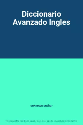 Couverture du produit · Diccionario Avanzado Ingles