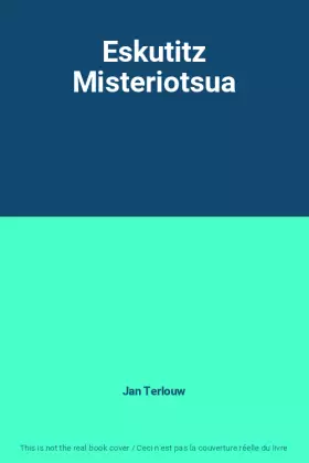 Couverture du produit · Eskutitz Misteriotsua