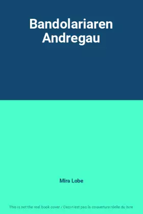 Couverture du produit · Bandolariaren Andregau