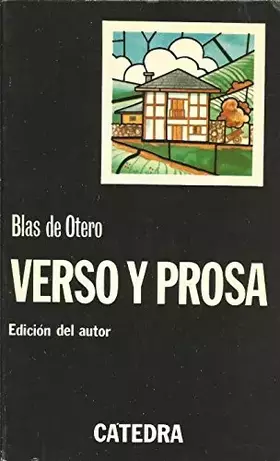 Couverture du produit · Verso y prosa (Letras Hispánicas)
