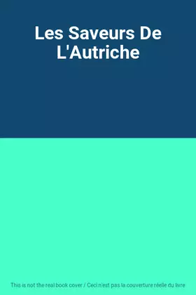 Couverture du produit · Les Saveurs De L'Autriche