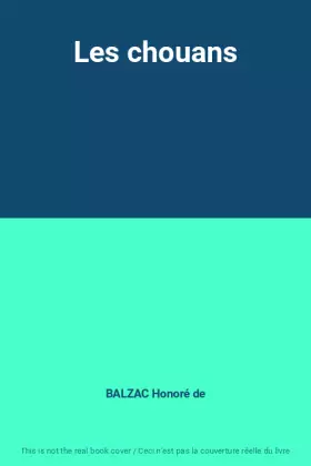 Couverture du produit · Les chouans