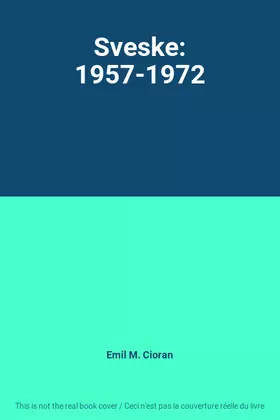 Couverture du produit · Sveske: 1957-1972