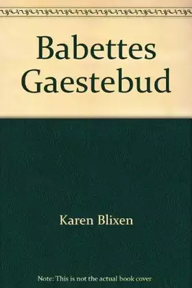 Couverture du produit · babettes Gaestebud