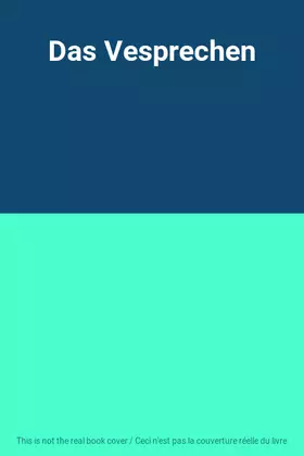 Couverture du produit · Das Vesprechen