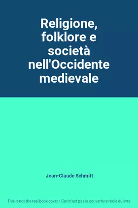 Couverture du produit · Religione, folklore e società nell'Occidente medievale