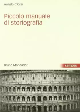 Couverture du produit · Piccolo manuale di storiografia