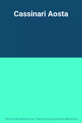 Couverture du produit · Cassinari Aosta