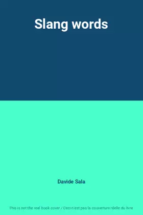 Couverture du produit · Slang words