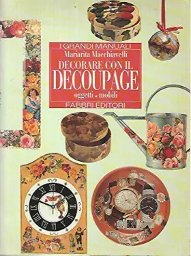 Couverture du produit · Decorare con il découpage