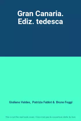 Couverture du produit · Gran Canaria. Ediz. tedesca