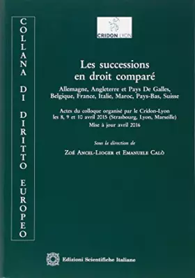 Couverture du produit · Successions Droit Compare