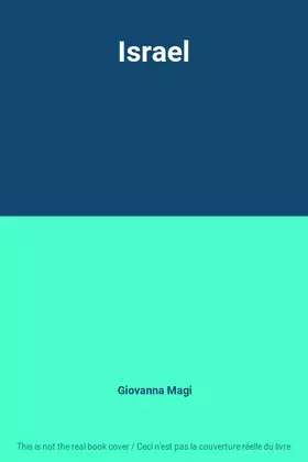 Couverture du produit · Israel