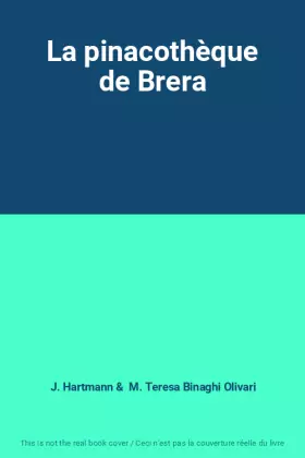 Couverture du produit · La pinacothèque de Brera