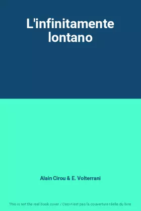 Couverture du produit · L'infinitamente lontano