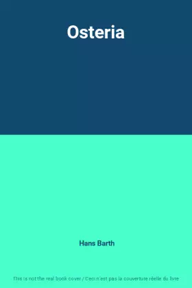 Couverture du produit · Osteria