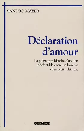 Couverture du produit · Déclaration d'amour