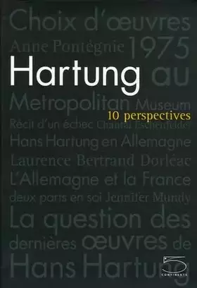 Couverture du produit · Hartung. 10 perspectives