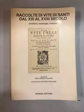 Couverture du produit · Raccolte di vite dei santi