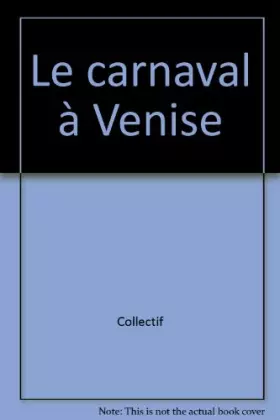 Couverture du produit · Venise et le carnaval
