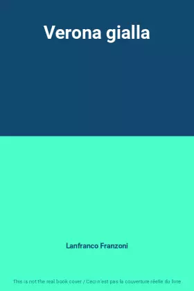 Couverture du produit · Verona gialla