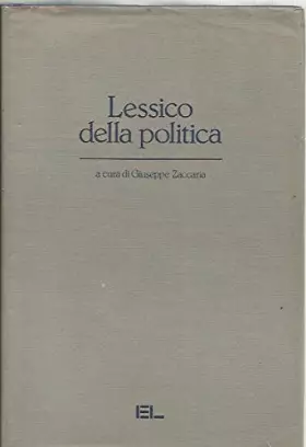 Couverture du produit · Lessico della politica